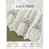 image:imageBEAUTELICATE 100 Cotton Half Slip Skirt Extender Vintage Underskirt with Lace TrimCream