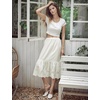 image:imageBEAUTELICATE 100 Cotton Half Slip Skirt Extender Vintage Underskirt with Lace TrimCream