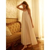 image:imageBEAUTELICATE 100 Cotton Victorian Nightgown for Women Grecian Sleepwear Honeymoon Bridal LingerieIvory