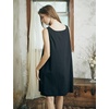 image:imageBEAUTELICATE 100 Washed Cotton Full Slip for Women Vintage UnderdressBlack