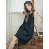 image:imageBEAUTELICATE 100 Washed Cotton Full Slip for Women Vintage UnderdressBlack