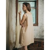 image:imageBEAUTELICATE 100 Washed Cotton Full Slip for Women Vintage UnderdressNude