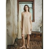 image:imageBEAUTELICATE 100 Washed Cotton Full Slip for Women Vintage UnderdressNude
