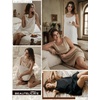 image:imageBEAUTELICATE 100 Washed Cotton Full Slip for Women Vintage UnderdressNude