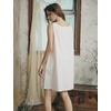 image:imageBEAUTELICATE 100 Washed Cotton Full Slip for Women Vintage UnderdressOffwhite