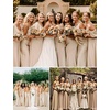 image:imageBEAUTELICATE Chiffon Shawl Bridal Wedding Wrap Long Evening Scarves ScarfChampagne