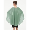 image:imageBEAUTELICATE Chiffon Shawl Bridal Wedding Wrap Long Evening Scarves ScarfDusty Sage
