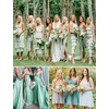 image:imageBEAUTELICATE Chiffon Shawl Bridal Wedding Wrap Long Evening Scarves ScarfDusty Sage