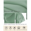 image:imageBEAUTELICATE Chiffon Shawl Bridal Wedding Wrap Long Evening Scarves ScarfDusty Sage