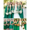 image:imageBEAUTELICATE Chiffon Shawl Bridal Wedding Wrap Long Evening Scarves ScarfEmerald Green