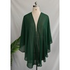 image:imageBEAUTELICATE Chiffon Shawl Bridal Wedding Wrap Long Evening Scarves ScarfHunter Green