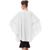 image:imageBEAUTELICATE Chiffon Shawl Bridal Wedding Wrap Long Evening Scarves ScarfIvory