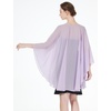 image:imageBEAUTELICATE Chiffon Shawl Bridal Wedding Wrap Long Evening Scarves ScarfLilac