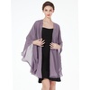 image:imageBEAUTELICATE Chiffon Shawl Bridal Wedding Wrap Long Evening Scarves ScarfMauve