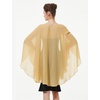 image:imageBEAUTELICATE Chiffon Shawl Bridal Wedding Wrap Long Evening Scarves ScarfMustard Yellow