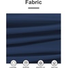 image:imageBEAUTELICATE Chiffon Shawl Bridal Wedding Wrap Long Evening Scarves ScarfNavy Blue