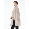 image:imageBEAUTELICATE Chiffon Shawl Bridal Wedding Wrap Long Evening Scarves ScarfPeach