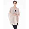 image:imageBEAUTELICATE Chiffon Shawl Bridal Wedding Wrap Long Evening Scarves ScarfPeach