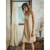 image:imageBEAUTELICATE Cotton Slip Dress for Women Adjustable Strap Round Neck Under DressNude