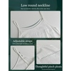 image:imageBEAUTELICATE Cotton Slip Dress for Women Adjustable Strap Round Neck Under DressNude