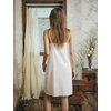 image:imageBEAUTELICATE Cotton Slip Dress for Women Adjustable Strap Round Neck Under DressOffwhite