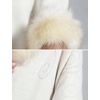 image:imageBEAUTELICATE Faux Fur Shawl Wrap Stole Shrug Bridal Winter Wedding with HookBeige