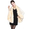image:imageBEAUTELICATE Faux Fur Shawl Wrap Stole Shrug Bridal Winter Wedding with HookBeige