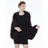 image:imageBEAUTELICATE Faux Fur Shawl Wrap Stole Shrug Bridal Winter Wedding with HookPurple