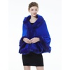 image:imageBEAUTELICATE Faux Fur Shawl Wrap Stole Shrug Bridal Winter Wedding with HookRoyal Blue