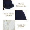 image:imageBEAUTELICATE Faux Fur Shawl Wrap Stole Shrug Bridal Winter Wedding with HookStyle1navy Blue