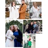 image:imageBEAUTELICATE Faux Fur Shawl Wrap Stole Shrug Bridal Winter Wedding with HookWhite