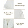 image:imageBEAUTELICATE Faux Fur Shawl Wrap Stole Shrug Bridal Winter Wedding with HookWhite