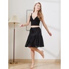 image:imageBEAUTELICATE Half Slip Skirt Extender 100 Cotton Vintage UnderskirtBlack22 Length