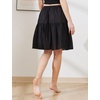 image:imageBEAUTELICATE Half Slip Skirt Extender 100 Cotton Vintage UnderskirtBlack22 Length