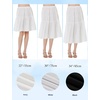 image:imageBEAUTELICATE Half Slip Skirt Extender 100 Cotton Vintage UnderskirtIvory22 Length