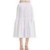 image:imageBEAUTELICATE Half Slip Skirt Extender 100 Cotton Vintage UnderskirtIvory34 Length