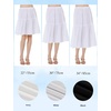 image:imageBEAUTELICATE Half Slip Skirt Extender 100 Cotton Vintage UnderskirtWhite30 Length