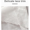 image:imageBEAUTELICATE Half Slip Skirt Extender with Lace Embroidery 100 Cotton Vintage UnderskirtIvory32 Length