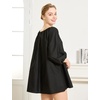 image:imageBEAUTELICATE Peasant Blouse Cotton Renaissance Faire Top Victorian Off ShoulderBlack