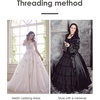 image:imageBEAUTELICATE Petticoat Hoop Slip Underskirt Women Wedding Dress Skirt GownIce Blue