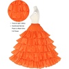 image:imageBEAUTELICATE Petticoat Hoop Slip Underskirt Women Wedding Dress Skirt GownOrange