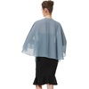 image:imageBEAUTELICATE Shawls Wraps Scarf Chiffon For Women Bridal Wedding Evening DressesDusty Blue