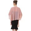 image:imageBEAUTELICATE Shawls Wraps Scarf Chiffon For Women Bridal Wedding Evening DressesDusty Rose