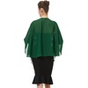 image:imageBEAUTELICATE Shawls Wraps Scarf Chiffon For Women Bridal Wedding Evening DressesEmerald Green