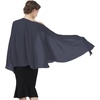 image:imageBEAUTELICATE Shawls Wraps Scarf Chiffon For Women Bridal Wedding Evening DressesMetal Grey