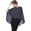 image:imageBEAUTELICATE Shawls Wraps Scarf Chiffon For Women Bridal Wedding Evening DressesMetal Grey