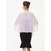 image:imageBEAUTELICATE Shawls Wraps Scarf Chiffon For Women Bridal Wedding Evening DressesPale Pink