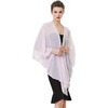 image:imageBEAUTELICATE Shawls Wraps Scarf Chiffon For Women Bridal Wedding Evening DressesPale Pink