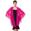 image:imageBEAUTELICATE Shawls Wraps Scarf Chiffon For Women Bridal Wedding Evening DressesRose