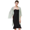 image:imageBEAUTELICATE Shawls Wraps Scarf Chiffon For Women Bridal Wedding Evening DressesSage Green